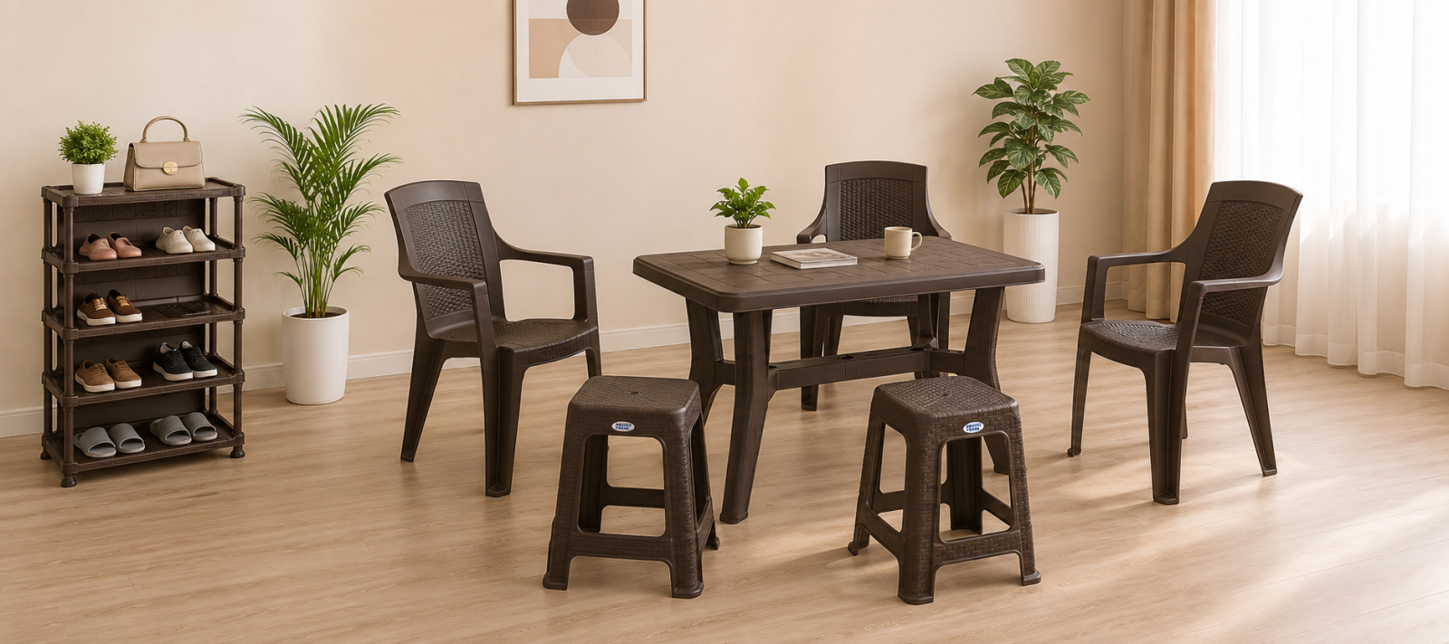 Singla Furniture offers durable, stylish, and affordable plastic furniture designed for homes, offices, commercial spaces, and outdoor use. Our furniture combines quality materials, practical designs, and long-lasting performance.