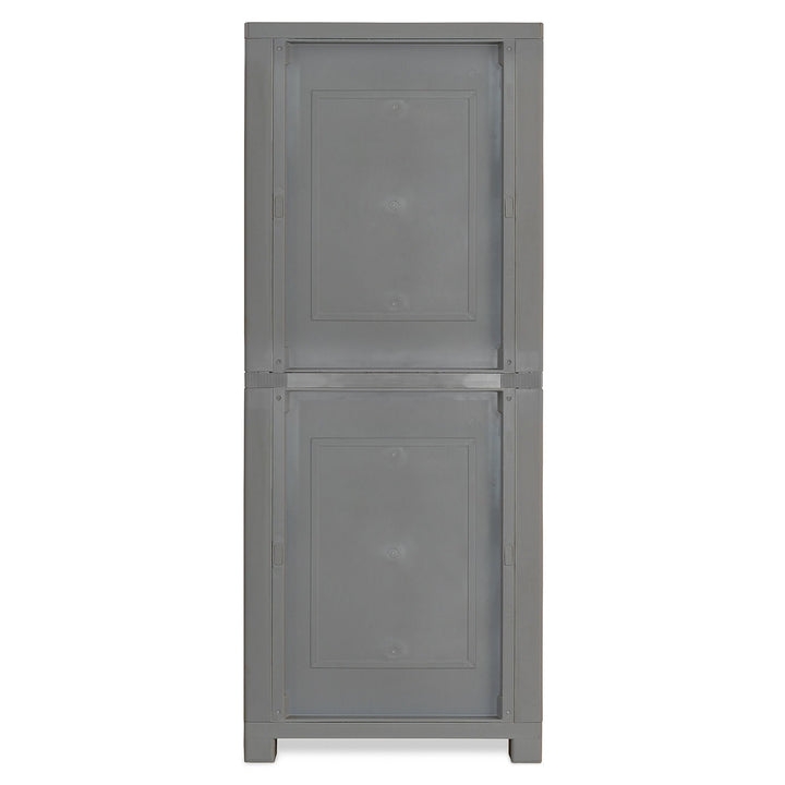 Nilkamal Freedom Big 1 (FB1) Plastic Storage Cabinet (Deep Blue and Grey)