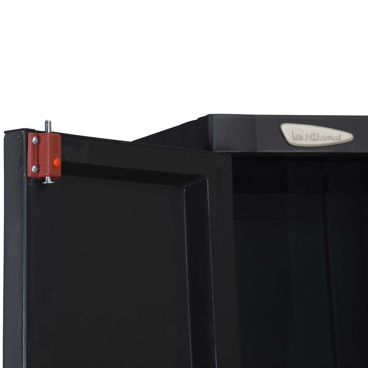 Nilkamal Freedom Large (FML) Plastic Storage Cabinet (Charcoal Grey)